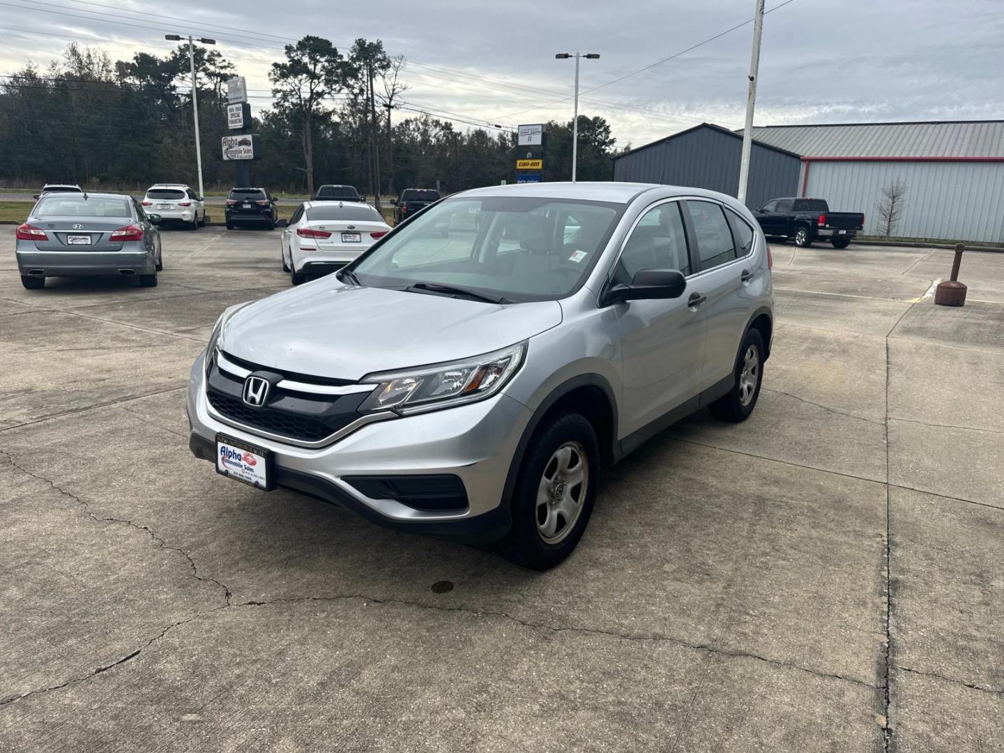 2016 Silver /Gray Honda CR-V AWD 5dr LX (5J6RM4H35GL) , Automatic transmission, located at 6904 Johnston St., Lafayette, LA, 70503, (337) 988-1960, 30.143589, -92.100601 - Photo#4