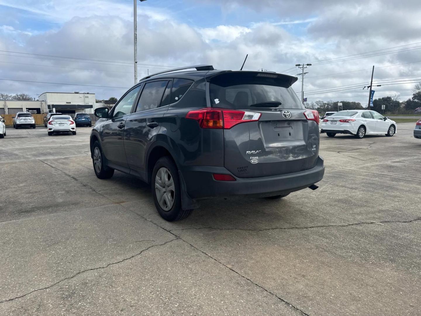 2015 Magnetic Gray Metallic /Gray Toyota RAV4 AWD 4dr LE (Natl) (JTMBFREV5FD) , N/A transmission, located at 6904 Johnston St., Lafayette, LA, 70503, (337) 988-1960, 30.143589, -92.100601 - Photo#8