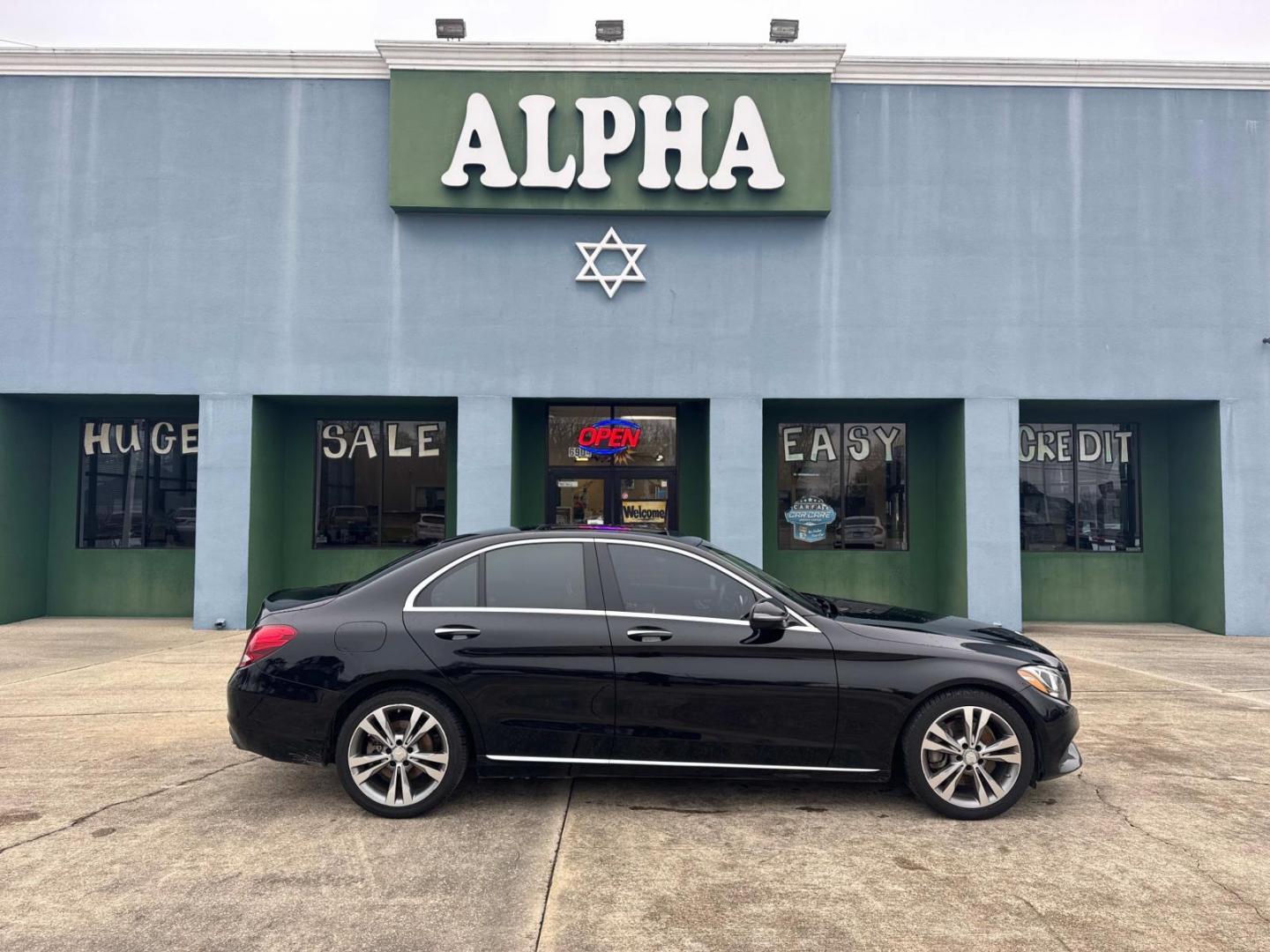 2016 Black /Silk Beige Mercedes-Benz C-Class C300 Sedan (55SWF4JB4GU) , Automatic transmission, located at 6904 Johnston St., Lafayette, LA, 70503, (337) 988-1960, 30.143589, -92.100601 - Photo#0