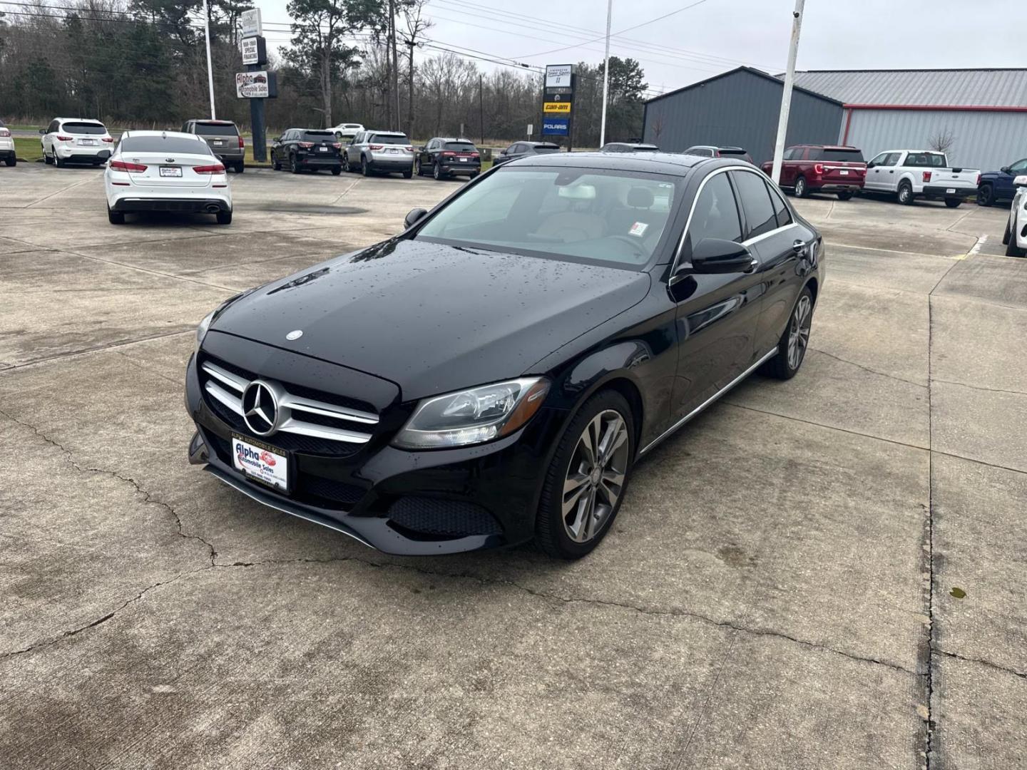 2016 Black /Silk Beige Mercedes-Benz C-Class C300 Sedan (55SWF4JB4GU) , Automatic transmission, located at 6904 Johnston St., Lafayette, LA, 70503, (337) 988-1960, 30.143589, -92.100601 - Photo#5