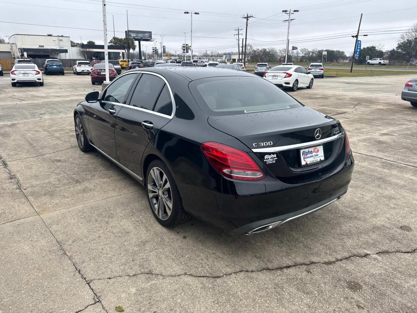 2016 Black /Silk Beige Mercedes-Benz C-Class C300 Sedan (55SWF4JB4GU) , Automatic transmission, located at 6904 Johnston St., Lafayette, LA, 70503, (337) 988-1960, 30.143589, -92.100601 - Photo#8