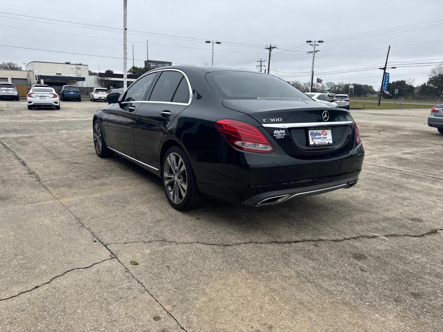 2016 Black /Silk Beige Mercedes-Benz C-Class C300 Sedan (55SWF4JB4GU) , Automatic transmission, located at 6904 Johnston St., Lafayette, LA, 70503, (337) 988-1960, 30.143589, -92.100601 - Photo#9