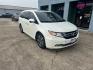 2015 White Diamond Pearl /Beige Honda Odyssey 5dr Touring Elite (5FNRL5H99FB) , Automatic transmission, located at 6904 Johnston St., Lafayette, LA, 70503, (337) 988-1960, 30.143589, -92.100601 - Photo#1