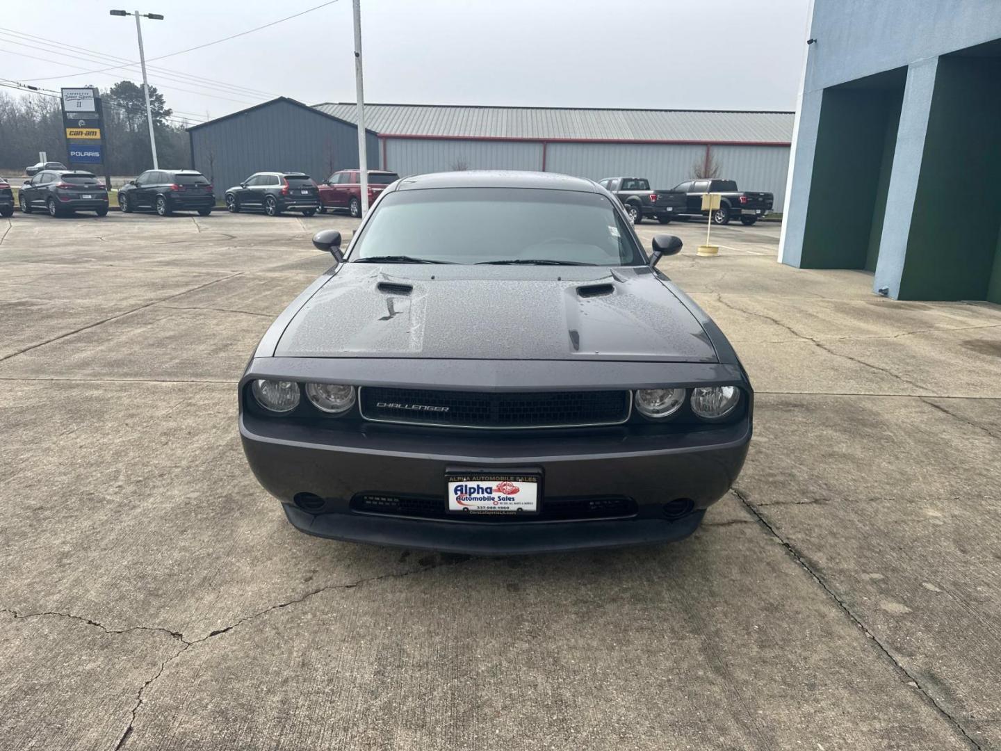 2014 Granite Crystal Metallic Clearcoat /Black Dodge Challenger 2dr Cpe SXT (2C3CDYAG0EH) , N/A transmission, located at 6904 Johnston St., Lafayette, LA, 70503, (337) 988-1960, 30.143589, -92.100601 - Photo#3