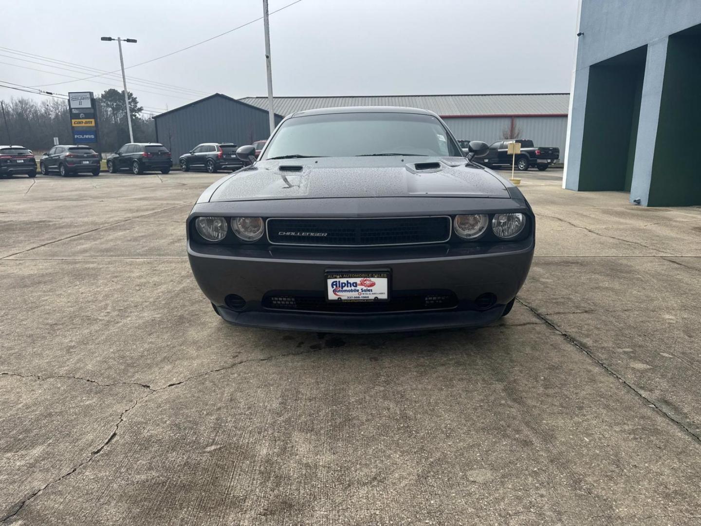 2014 Granite Crystal Metallic Clearcoat /Black Dodge Challenger 2dr Cpe SXT (2C3CDYAG0EH) , N/A transmission, located at 6904 Johnston St., Lafayette, LA, 70503, (337) 988-1960, 30.143589, -92.100601 - Photo#4